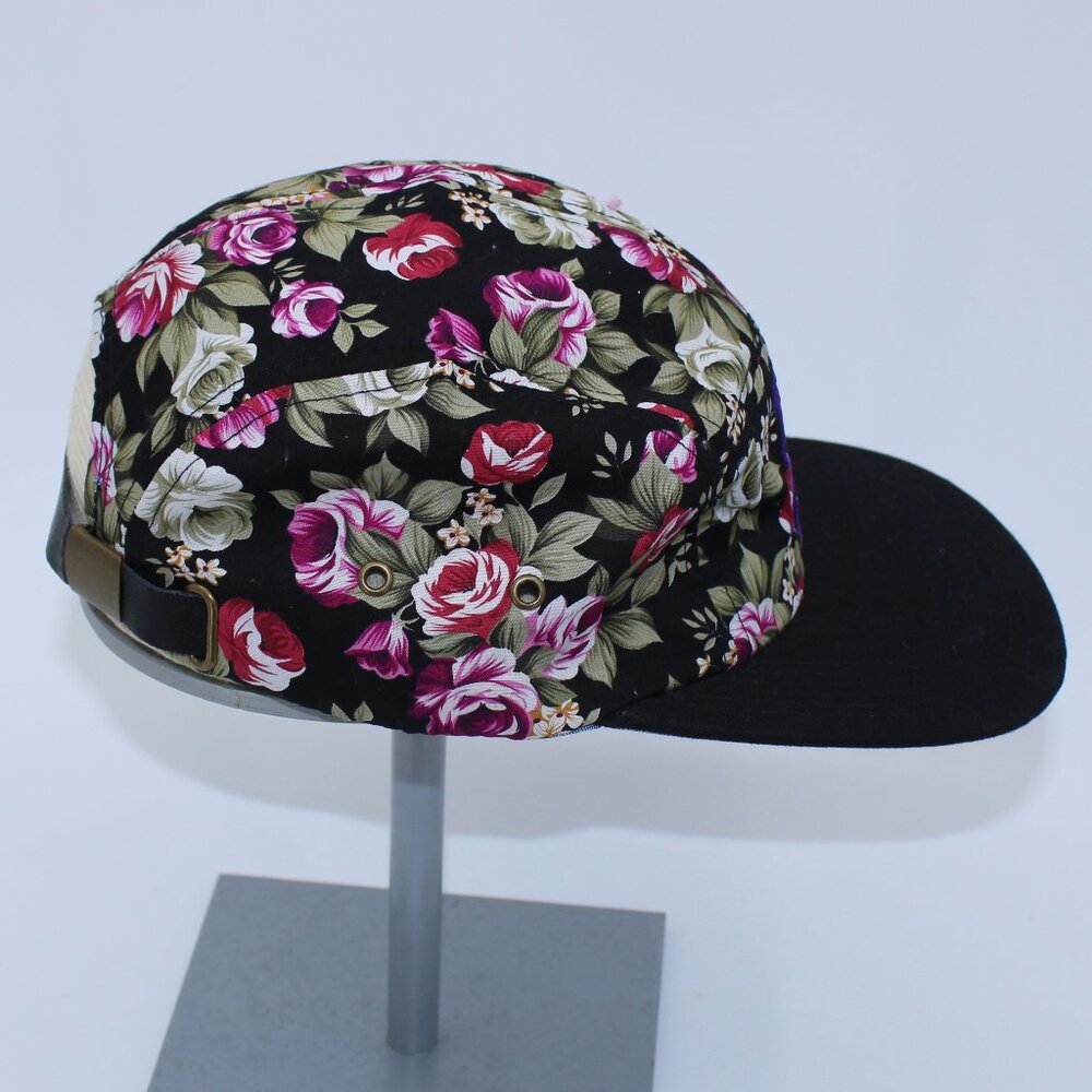 Crown 2 Tone Fashion Floral Baseball Cap - Picture 4 of 7